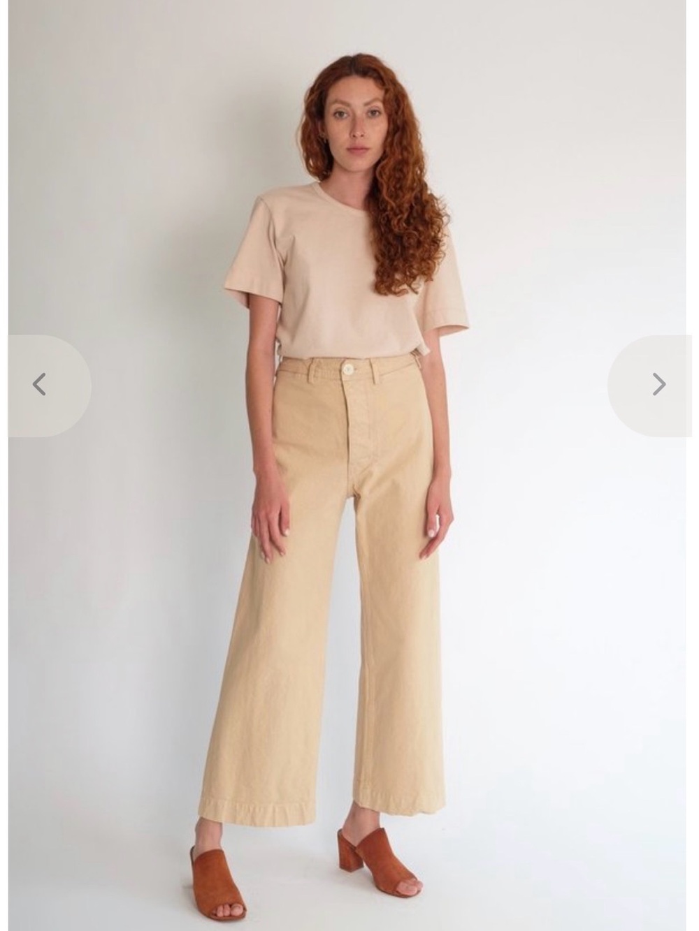 Jesse Kamm Sailor pants in buff